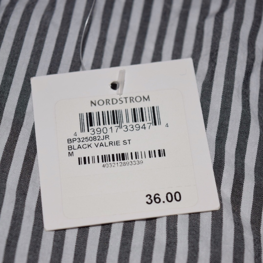 NWT! BP Striped Short Sleeve Button Down Shirt - Picture 4 of 4